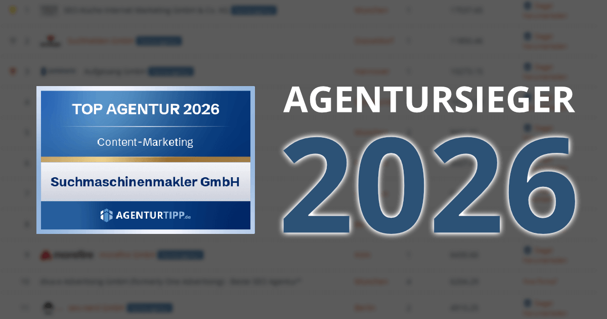 Agentursieger 2026