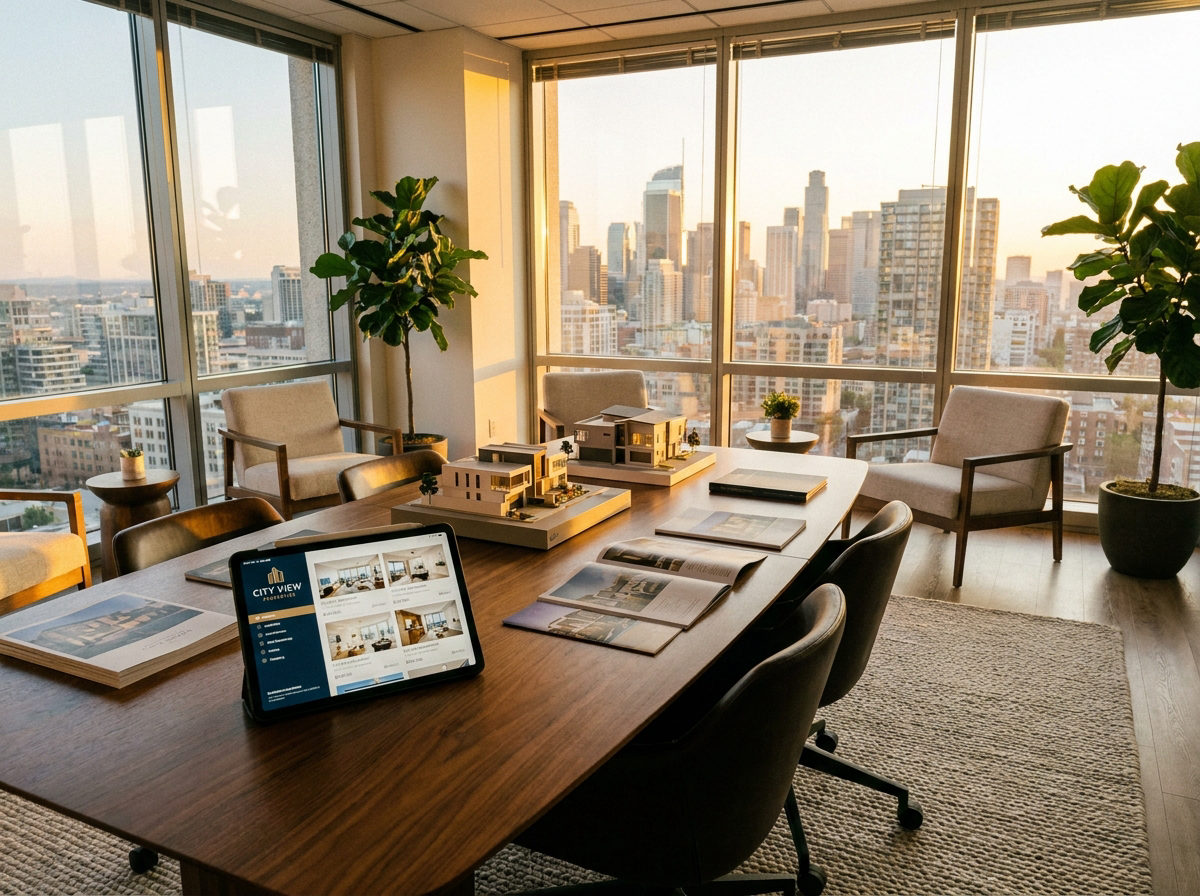 Immobilienmakler bei der Objektübergabe
